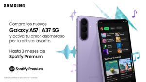 Samsung presenta alianza con Spotify para elevar Galaxy A
