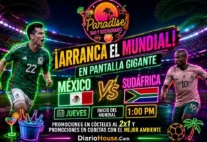 Paradise desata emoción mundialista con pantalla gigante