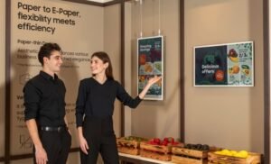 Samsung moderniza pymes con pósteres digitales inteligentes